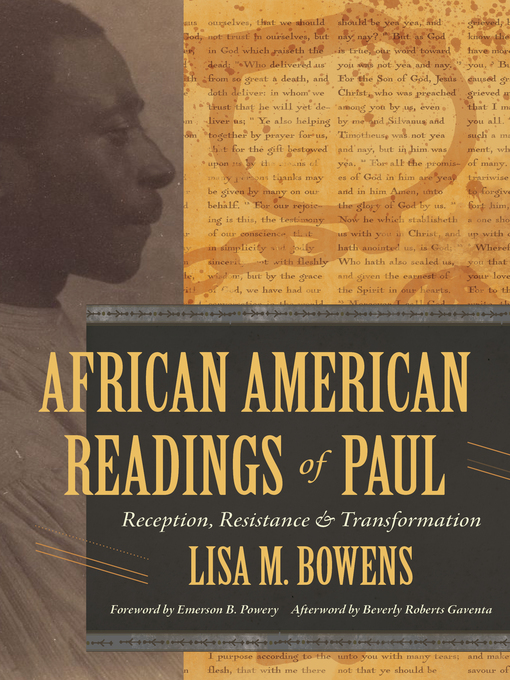 Title details for African American Readings of Paul by Lisa M. Bowens - Available